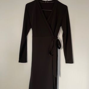 The limited petit black shirt dress.